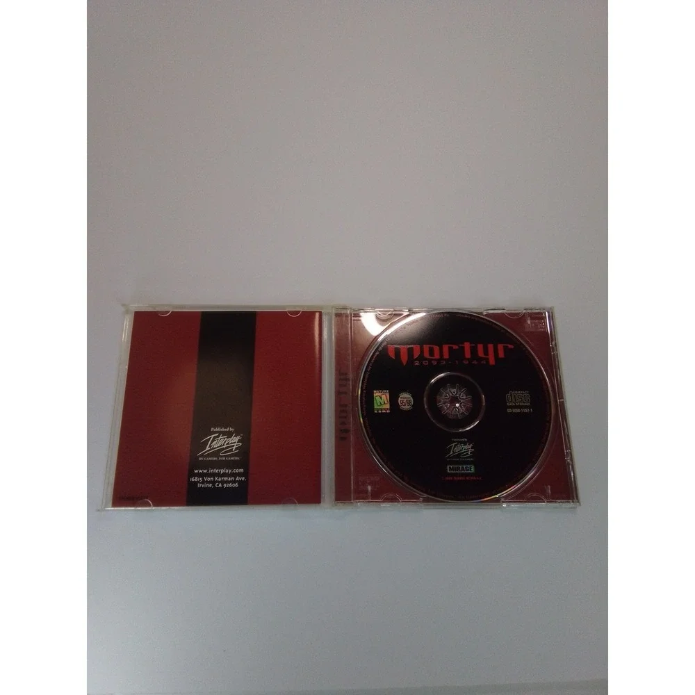Mortyr 2093-1944 PC Game 1999 Interplay Mirage Windows 95 98 FPS Vintage